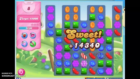 Candy Crush Level 1936 Audio Talkthrough, 3 Stars 0 Boosters