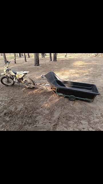 Russian soldiers showing off their med evac set up