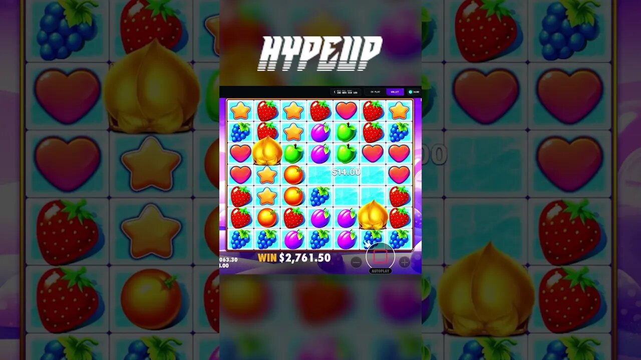 BIG MULTI STRAWBERRIES HIT ON THIS FRUIT PARTY BONUS BUY!