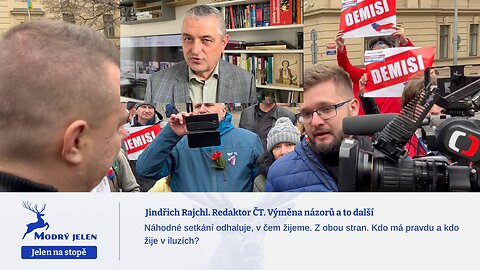 Jindřich Rajchl. Redaktor ČT. Výměna názorů a to další