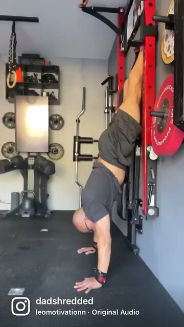 Handstand Pushups | Shredded Dad