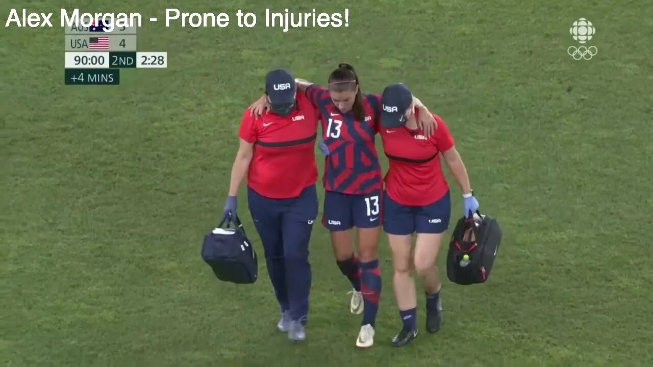 #ncaawomensoccer #nwslinjuries #womensoccerhighlights Alex Morgan - Prone to Injuries