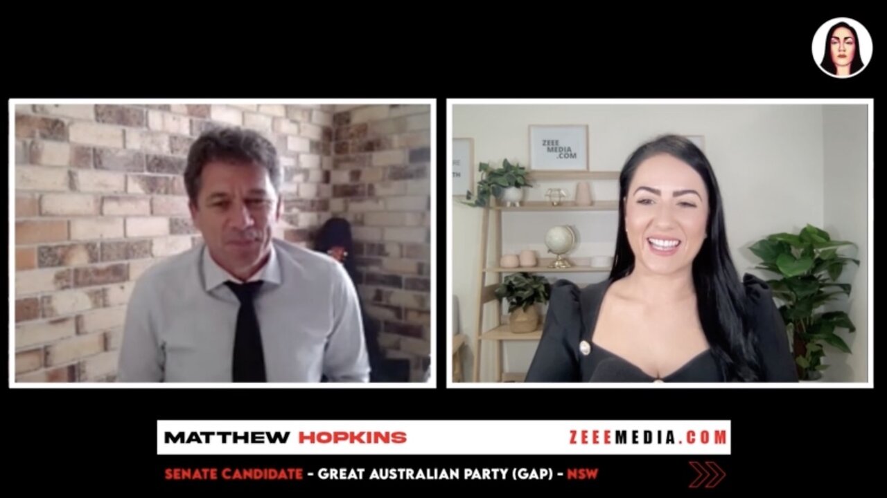 Zeee Media Election Week - Matthew Hopkins - Senate Candidate - GAP - NSW