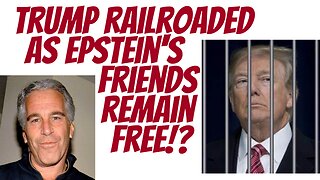 Trump gets arrested, Epstein's friends still roam free!?