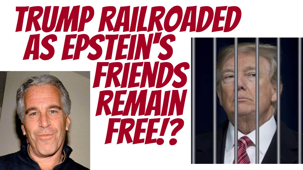 Trump gets arrested, Epstein's friends still roam free!?