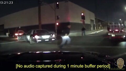 10-month-old infant suffered a fractured skull when LAPD officers tackles pursuit suspect on foot
