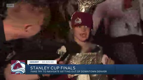 Young Avs fan dresses the part for Game 1 of Stanley Cup Final