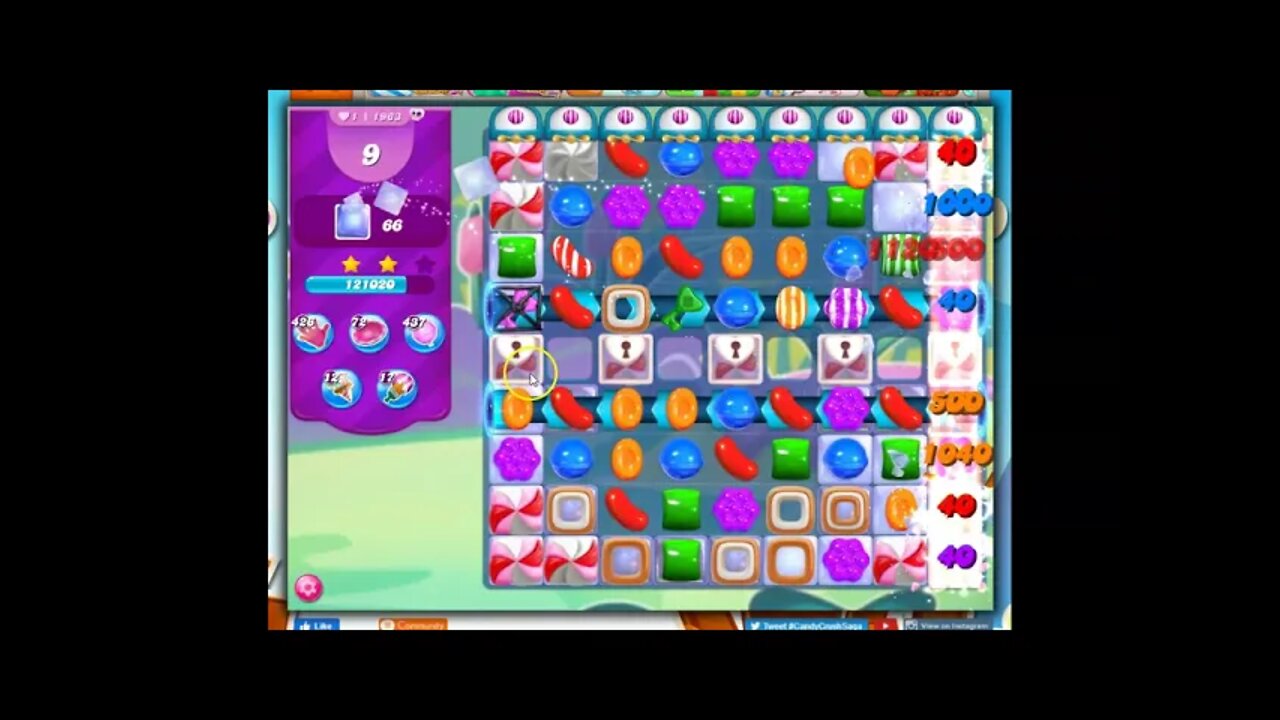 Candy Crush Level 1963 Talkthgrough, 30 Moves 0 Boosters