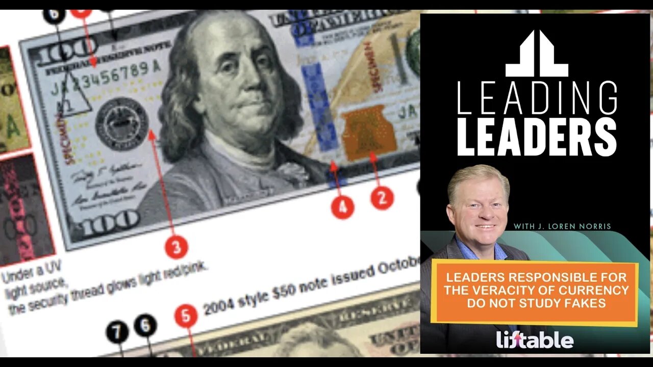 LEADERS RESPONSIBLE FOR THE VERACITY OF CURRENCY DO NOT STUDY FAKES