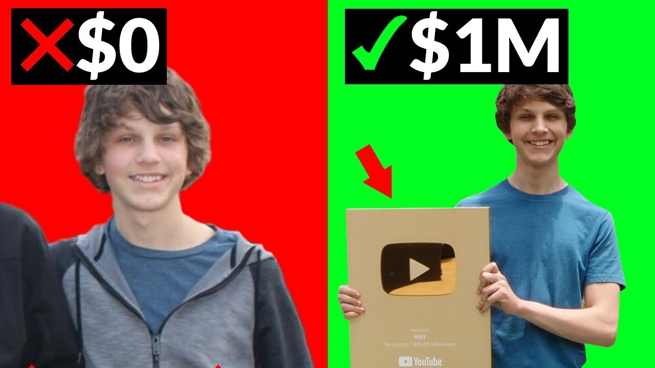 How I Went From $0 to $1 Million on YouTube (Make Money Online)