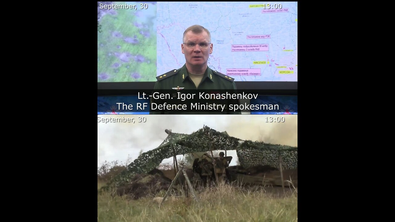 30.09.22 ⚡️ Russian Defence Ministry report on the progress of the deNAZIfication in Ukraine