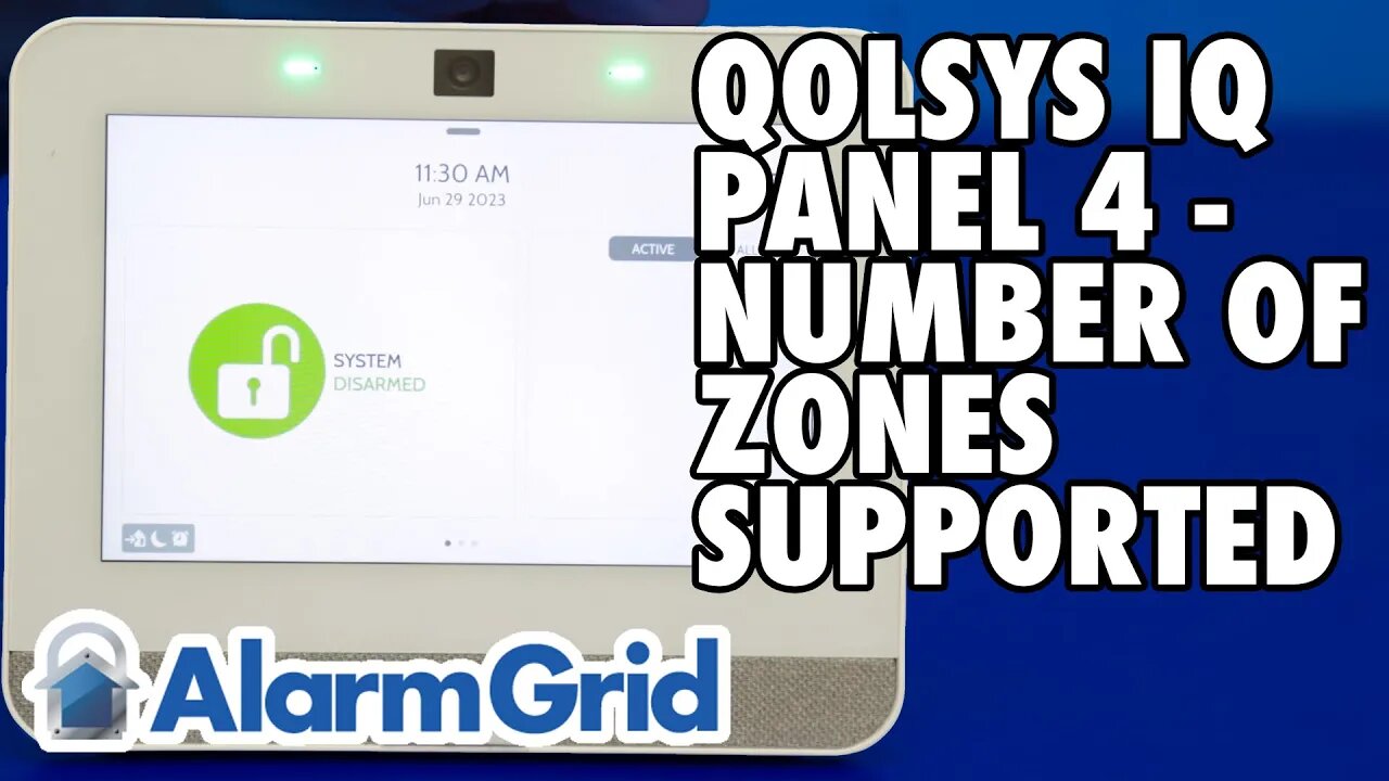 Qolsys IQ Panel 4: Number of Zones Supported