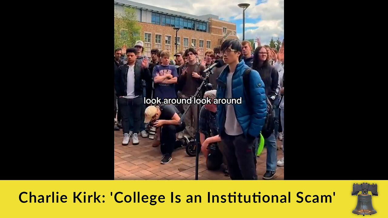 Charlie Kirk: 'College Is an Institutional Scam'