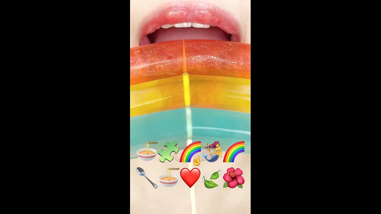 ASMR rainbow jelly eating sounds #eating #asmr #asmrsounds #asmrvideos #satisfying #satisfying video