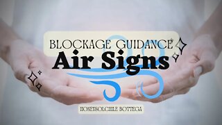 AIR SIGNS 🌬: WISHFUL THINKING | BLOCKAGE GUIDANCE MESSAGES | GEMINI, LIBRA, AQUARIUS #tarot