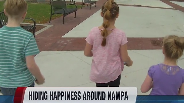 Nampa Rocks spreads happiness around town