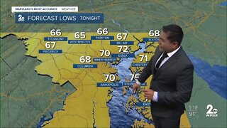 WMAR-2 News Cesar Cornejo Wednesday weather