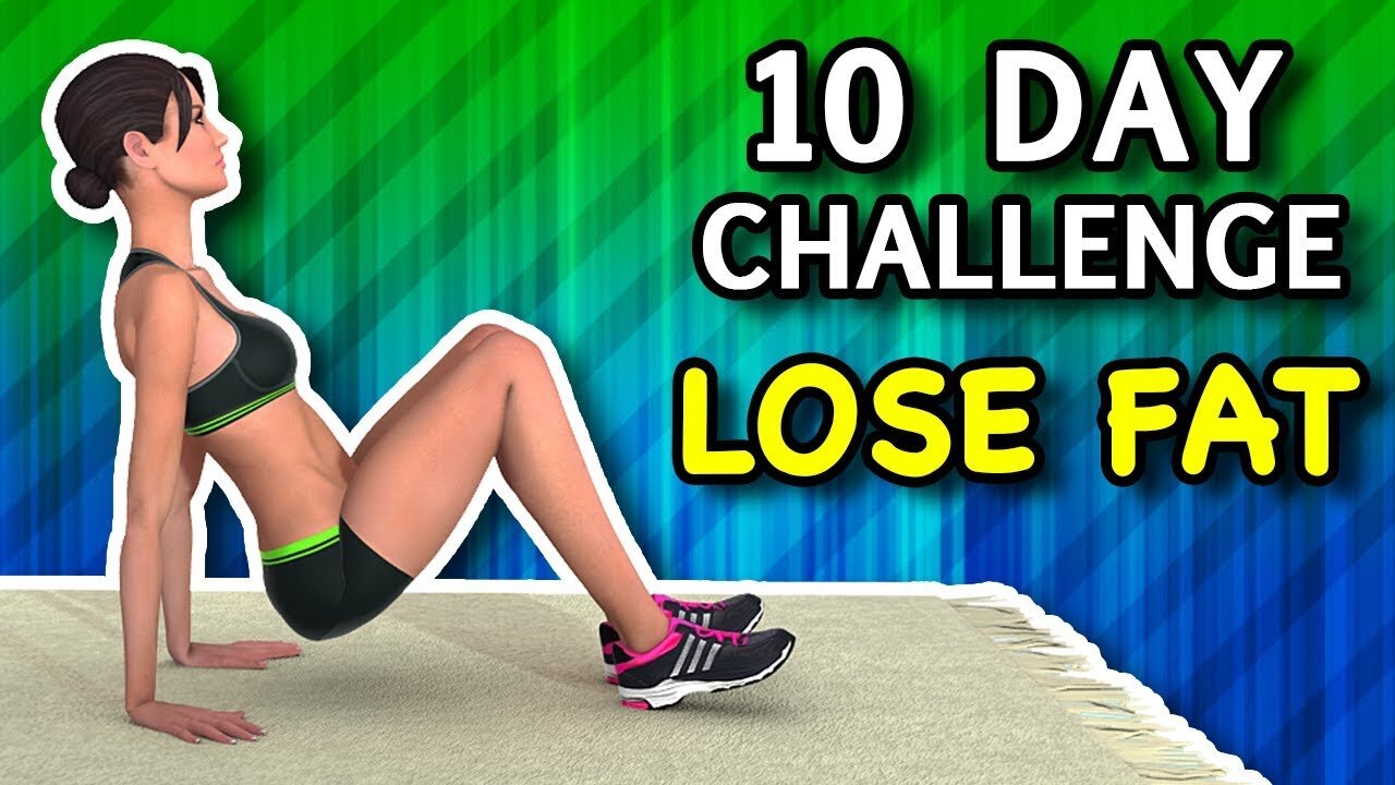 10 Day Challenge - 10 Minute Workout To Lose Fast Fat