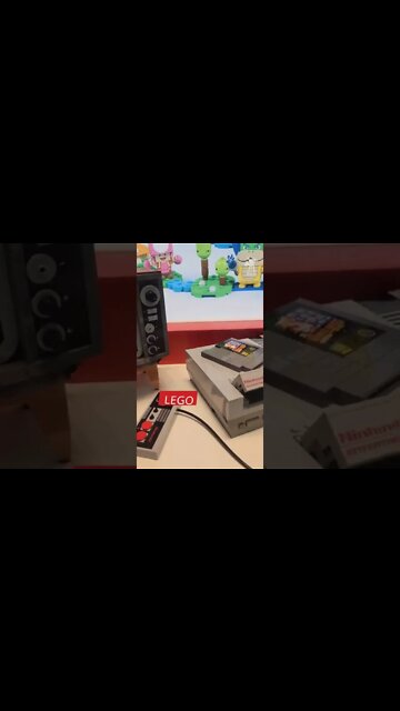 Nintendo NES console LEGO set