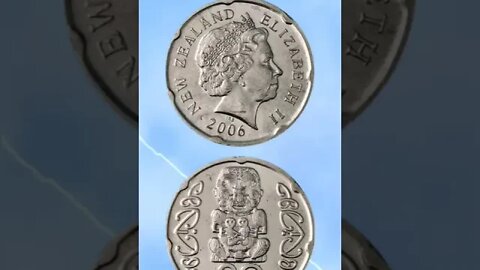 New Zealand 20 Cents 2006.#shorts #education #coinnotesz
