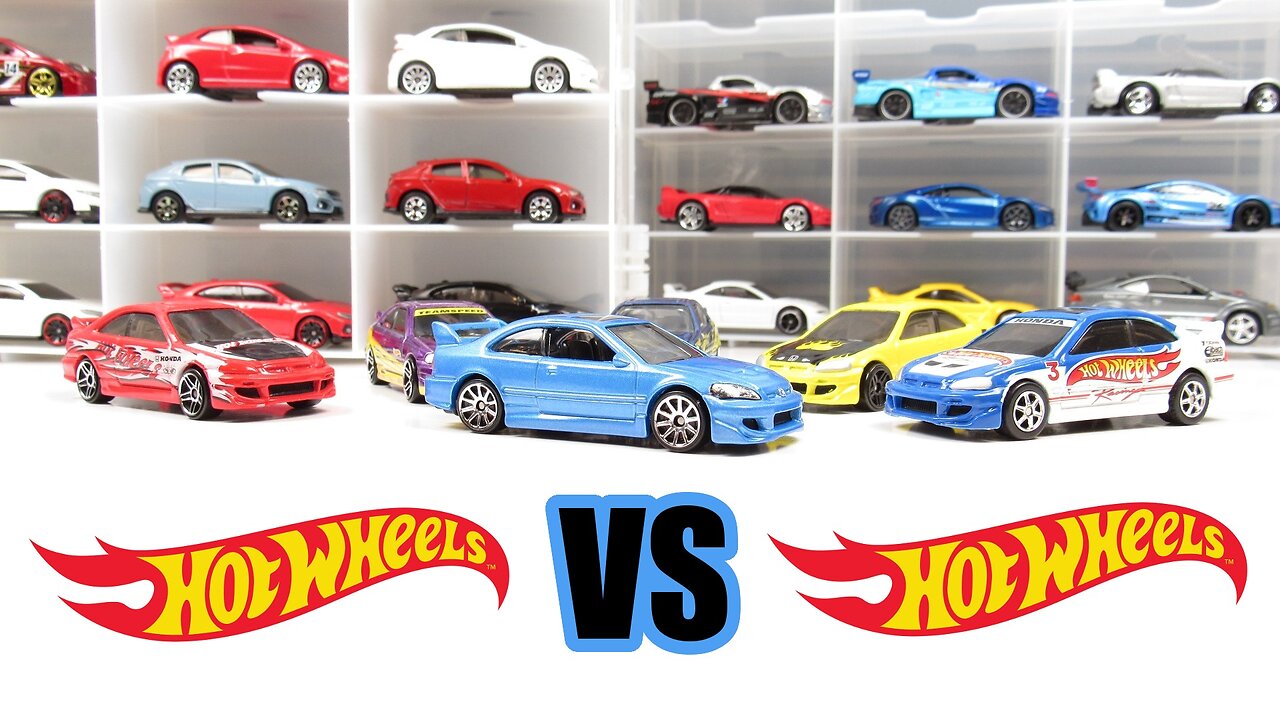 Hot Wheels VS Hot Wheels: Honda Civic Si