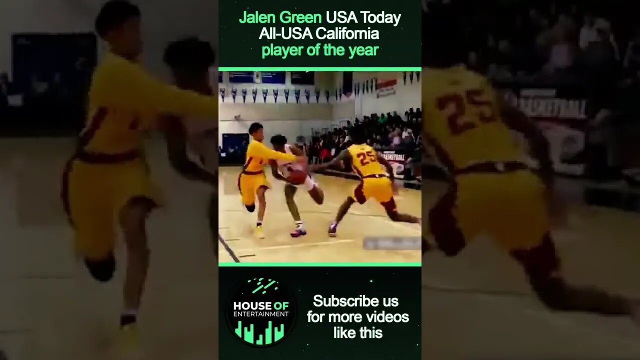 Jalen Green All-USA California Player of the year! #Shorts