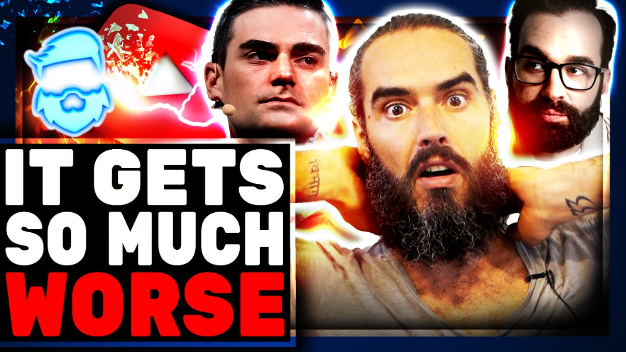 Russell Brand BANNED By Youtube! Ben Shapiro, Matt Walsh & Tim Pool Sound The Alarm!