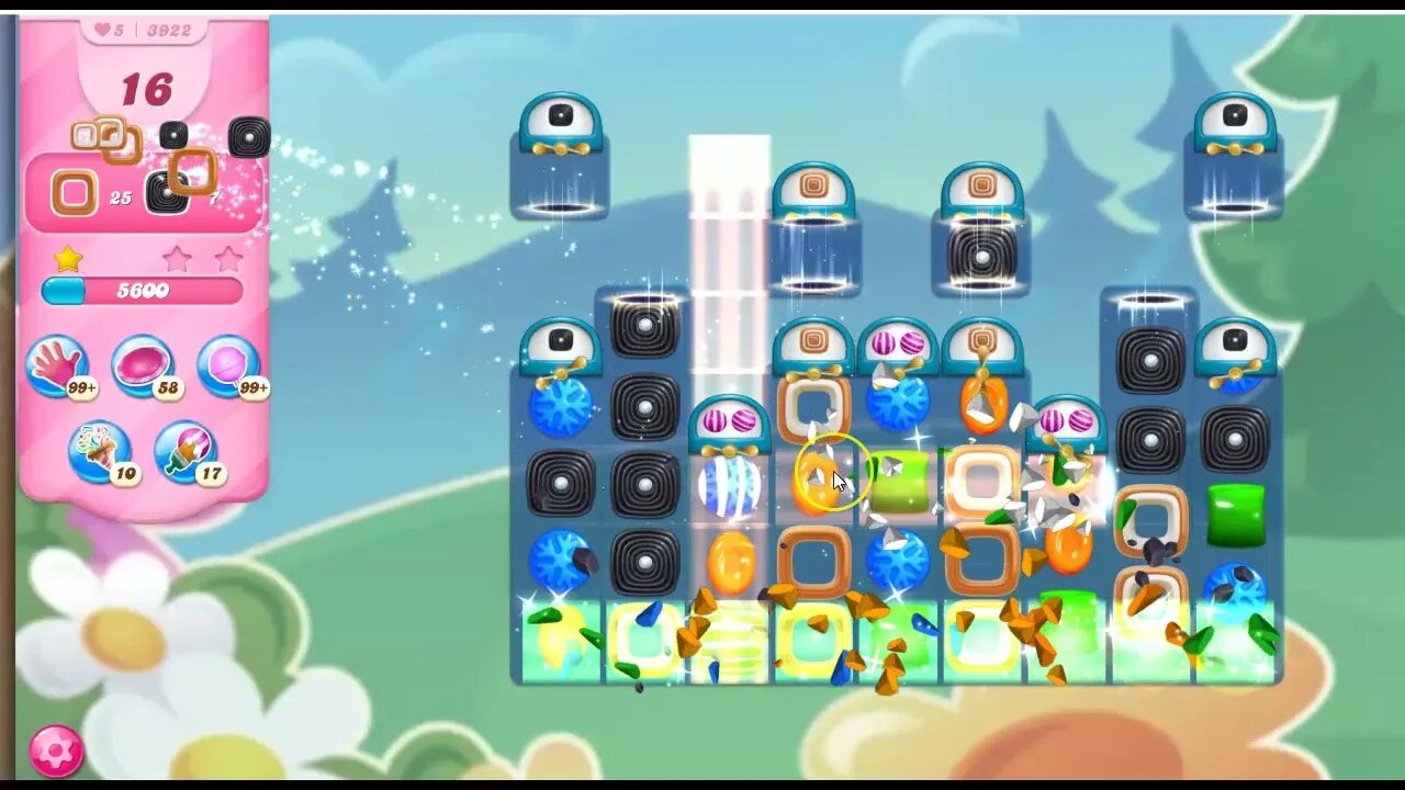 Candy Crush Level 3922 Talkthrough, 20 Moves 0 Boosters