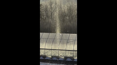Ice Crystals Floating