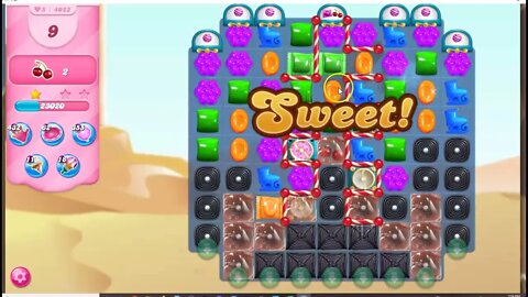 Candy Crush Level 4023 Talkthrough, 19 Moves 0 Boosters