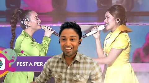 Ayu Ting Ting & Zaskia Gotik - Cinta Luar Biasa | Pesta Perak Luv Indosiar 25 REACTION