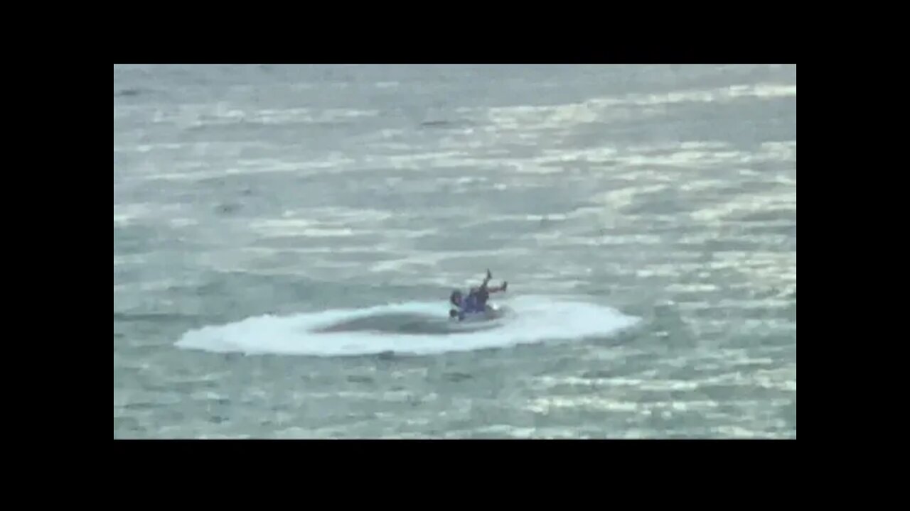 Crazy Guy on Jet Ski