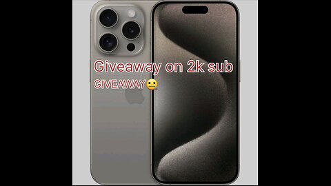 giveaway on 2k followers