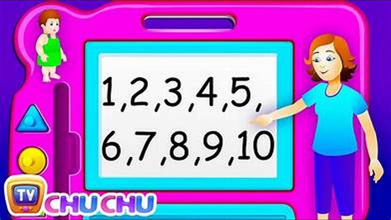 ChuChu TV Numbers Song - NEW Short Version - Number Rhymes For Children