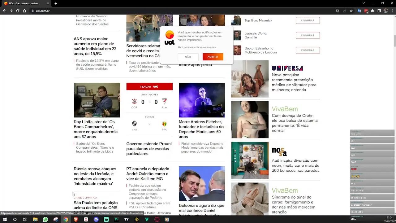 DEU RUIM NA NOVA OPERAÇÃO DE LUNA!!! - 26/05/2022