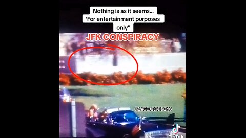 Proof: JFK Assassination video doctored by the Mockingbird Media w/ example of #TheFloatingTree 🌳