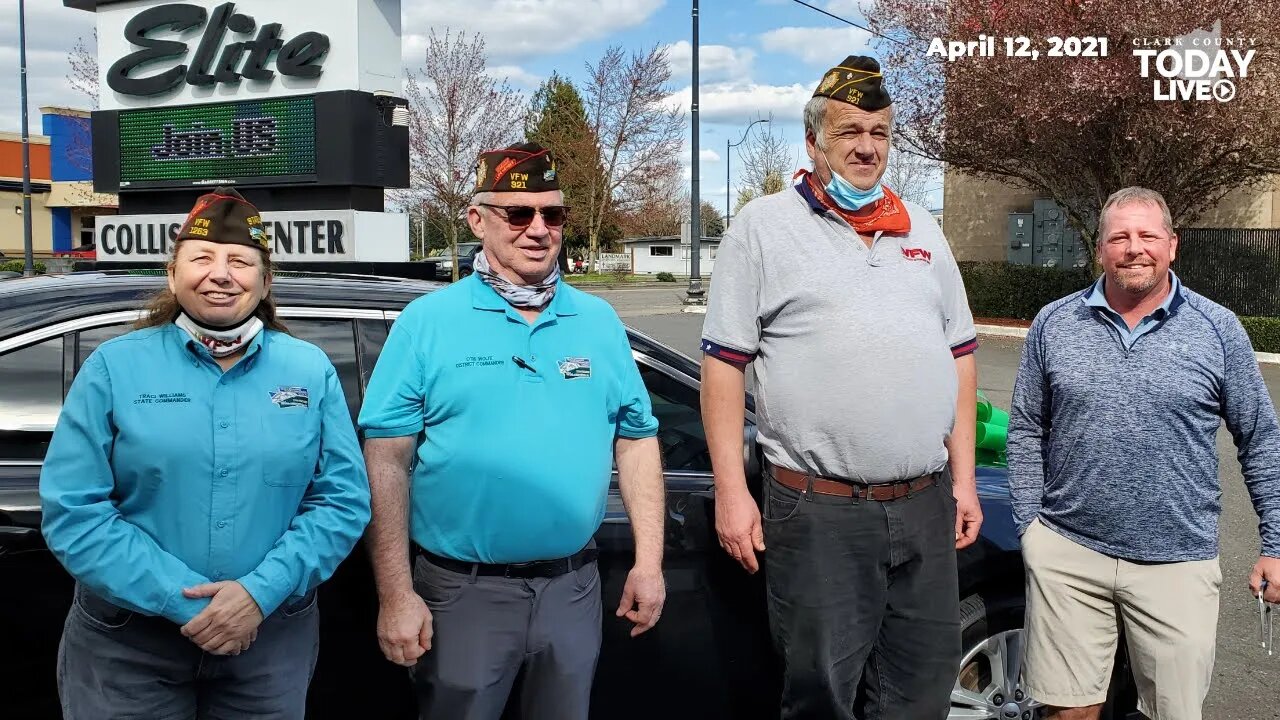 US Army and Coast Guard veteran gifted a car from VFW, area auto shops