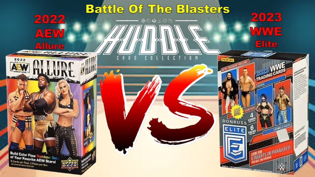 Blaster Box Battle 2023 WWE Elite vs 2022 AEW Allure. Which Blaster Will Come Out Victorious??