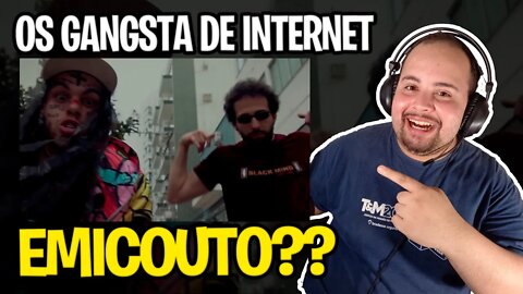 REACT LIL' LIXO & EMICOUTO - GANGSTA DE INTERNET (prod. Nagalli)