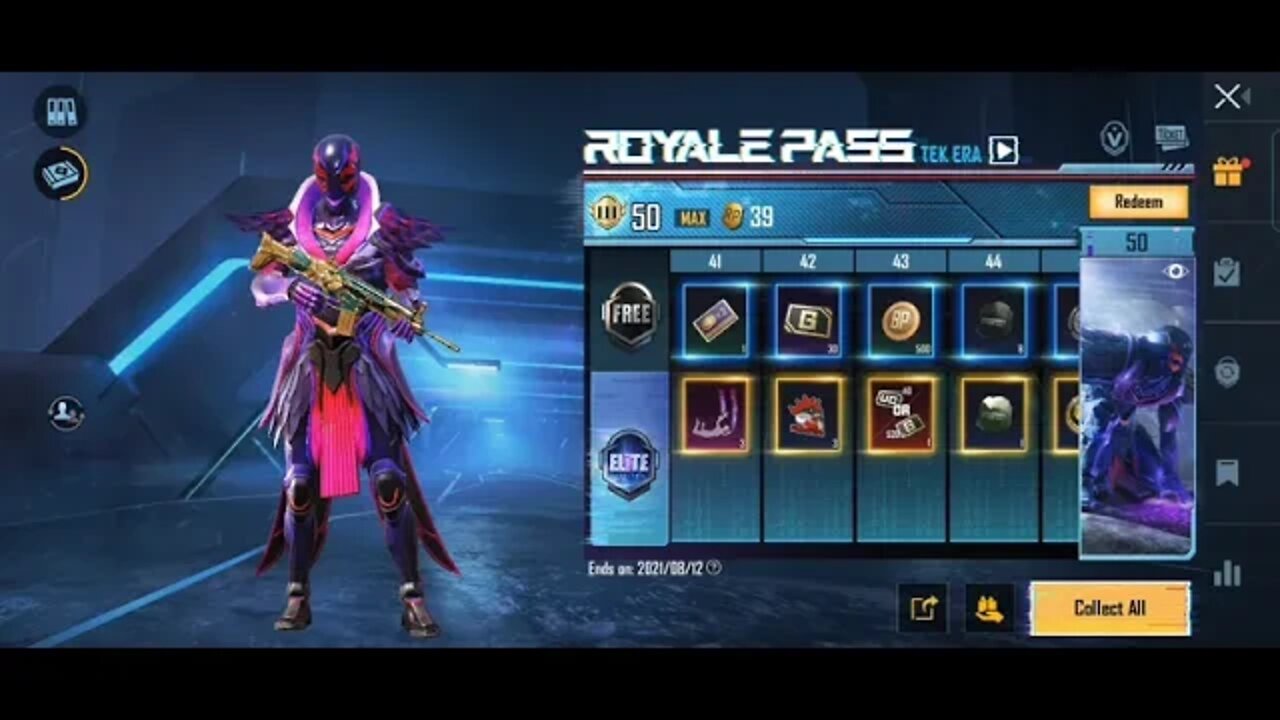 BGMI 50 RP Max outfits rewards 🔥🔥