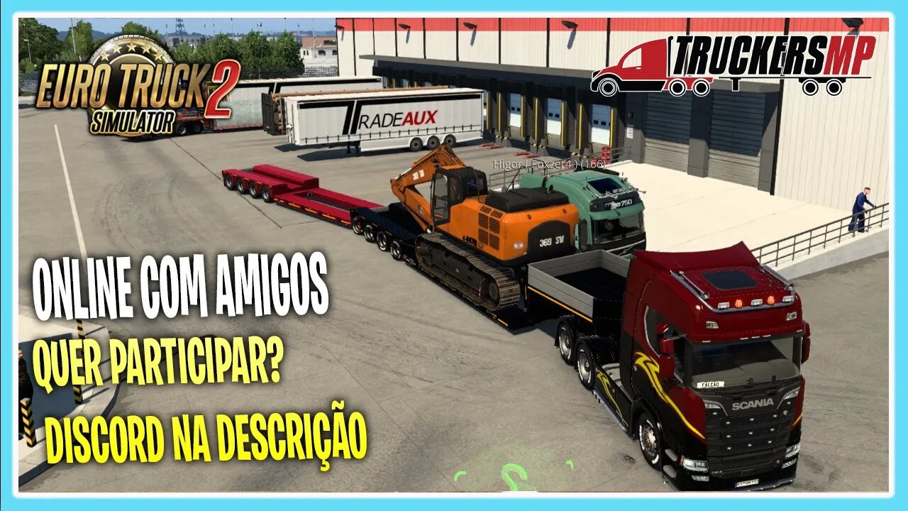 ETS2 MultiPlayer 1.40 COM OS AMIGOS EURO TRUCK SIMULATOR VERSÃO 1.40