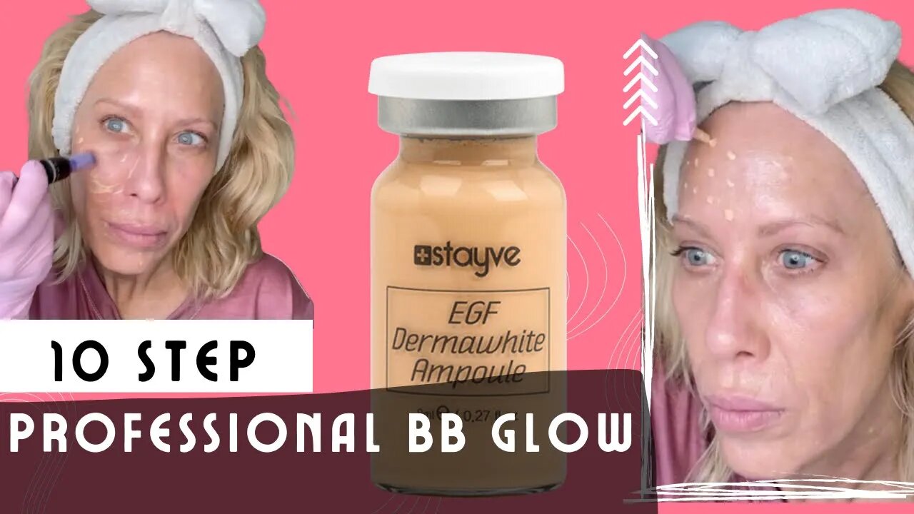 DIY Professional BB Glow Treatment. Step by Step to Glass Skin