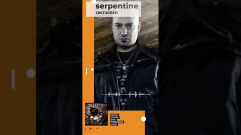 [Music box melodies] - Serpentine by Disturbed #Shorts