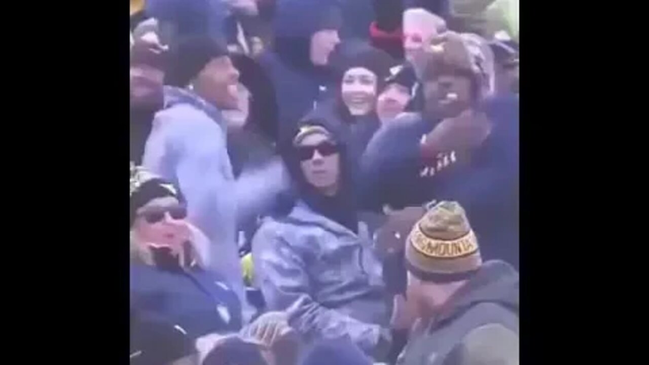 When you bump in friends