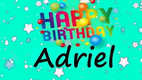 Happy Birthday to Adriel - Birthday Wish From Birthday Bash