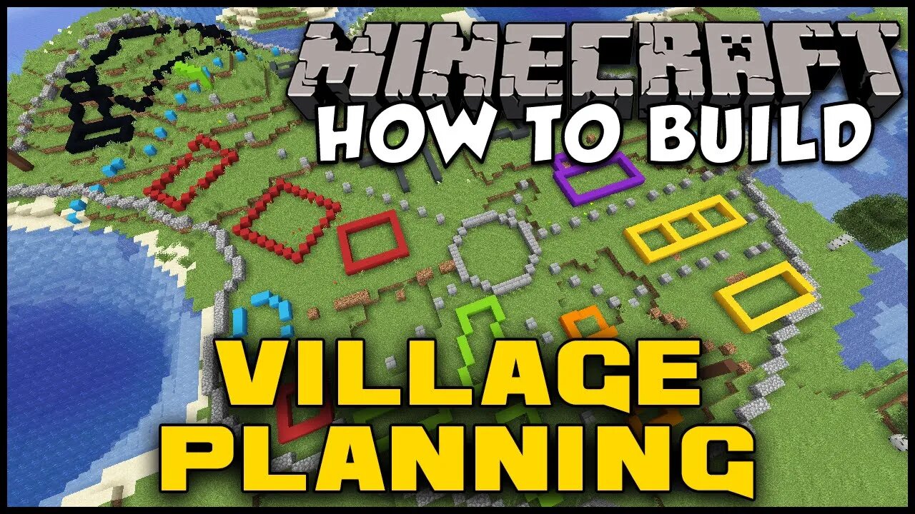 How to Plan a Village in Minecraft | Minecraft How to Build