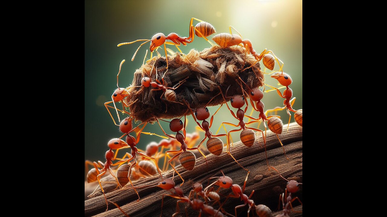 Ants Unite: The Tiny Teamwork Triumph That'll Brighten Your Day!