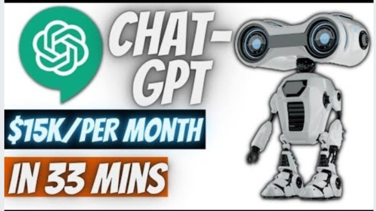 CHATGPT: How to build Passive Income With Chat GPT OpenAI- $15,000/Month.