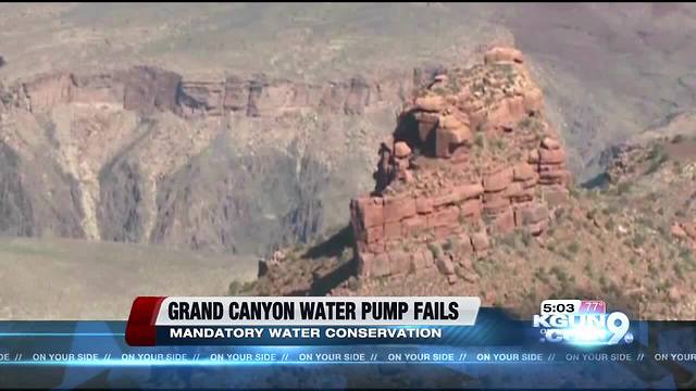 Grand Canyon imposes mandatory water conservation measures