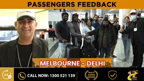 Melbourne - Delhi | Gaura Travel Feedback from passengers | FriendsWorldTV